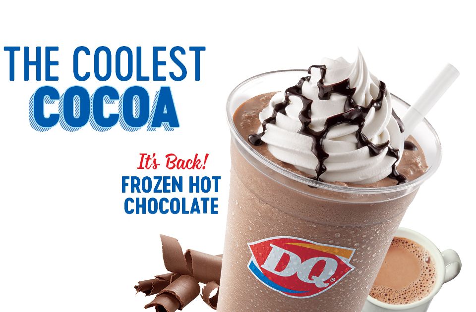 Dairy Queen Announces the Arrival of their New Frozen Hot Chocolate
