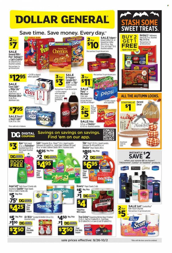 Dollar General Weekly Ad Flyer October 1 to October 8