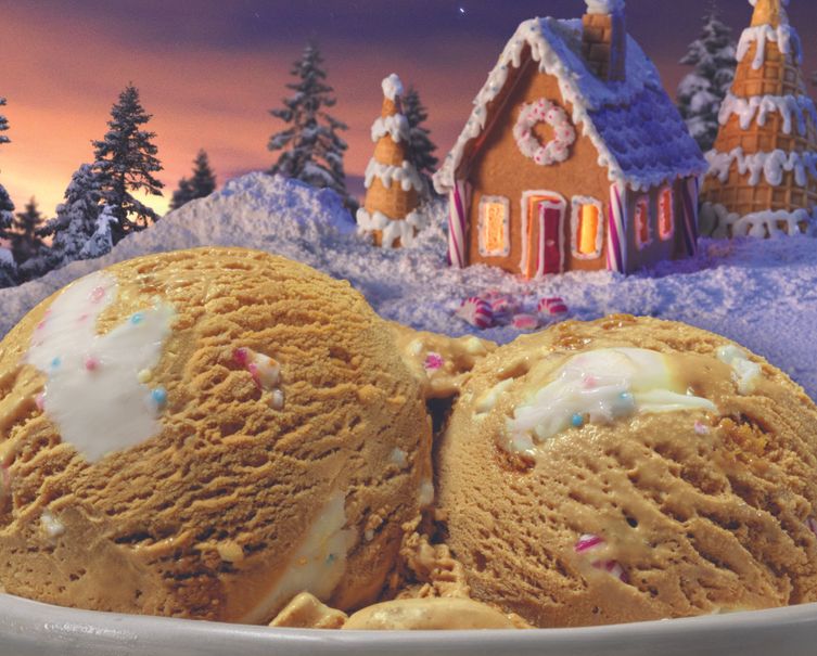 Baskin-Robbins Crafts their New Gingerbread House Ice Cream as December ...