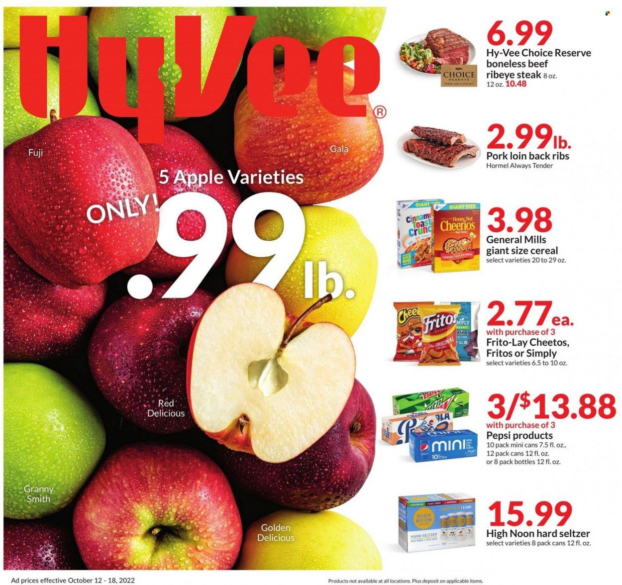 HyVee (IA) Weekly Ad Flyer Specials October 12 to October 18, 2022