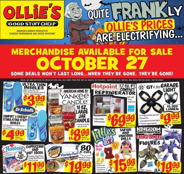 Ollie S Bargain Outlet Weekly Ad Flyer Specials October To November