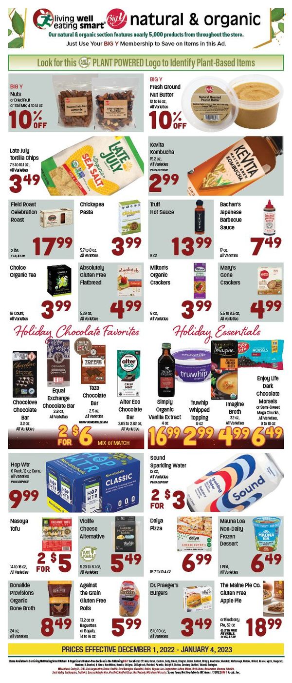 Big Y Weekly Flyer Avon Ct