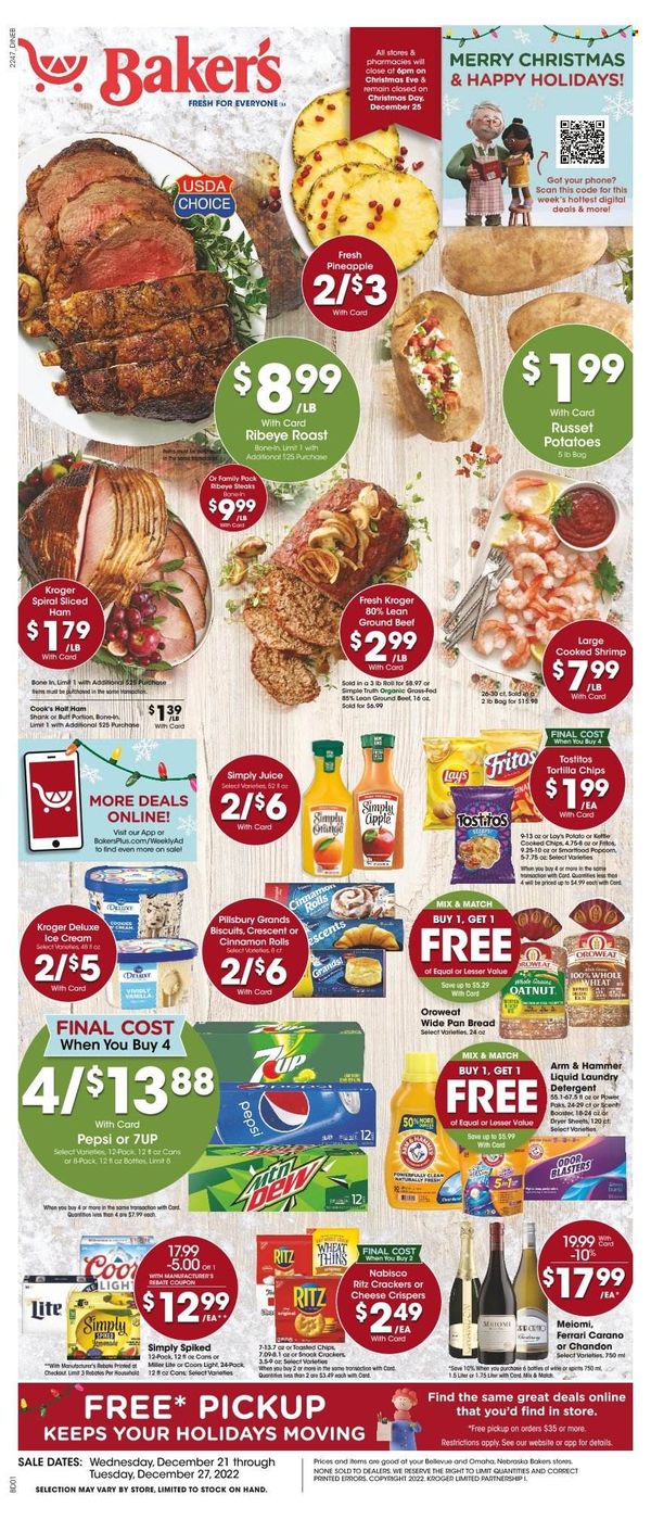 Baker's (NE) Weekly Ad Flyer Specials December 21 to December 27, 2022