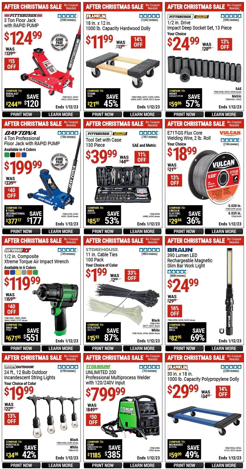 Harbor Freight Weekly Ad Flyer Specials December 27 To January 12 2023 