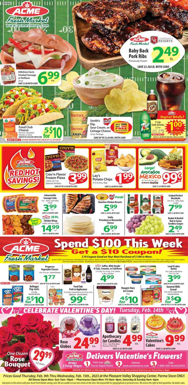 ACME Fresh Market (OH) Weekly Ad Flyer Specials February 9 to February ...