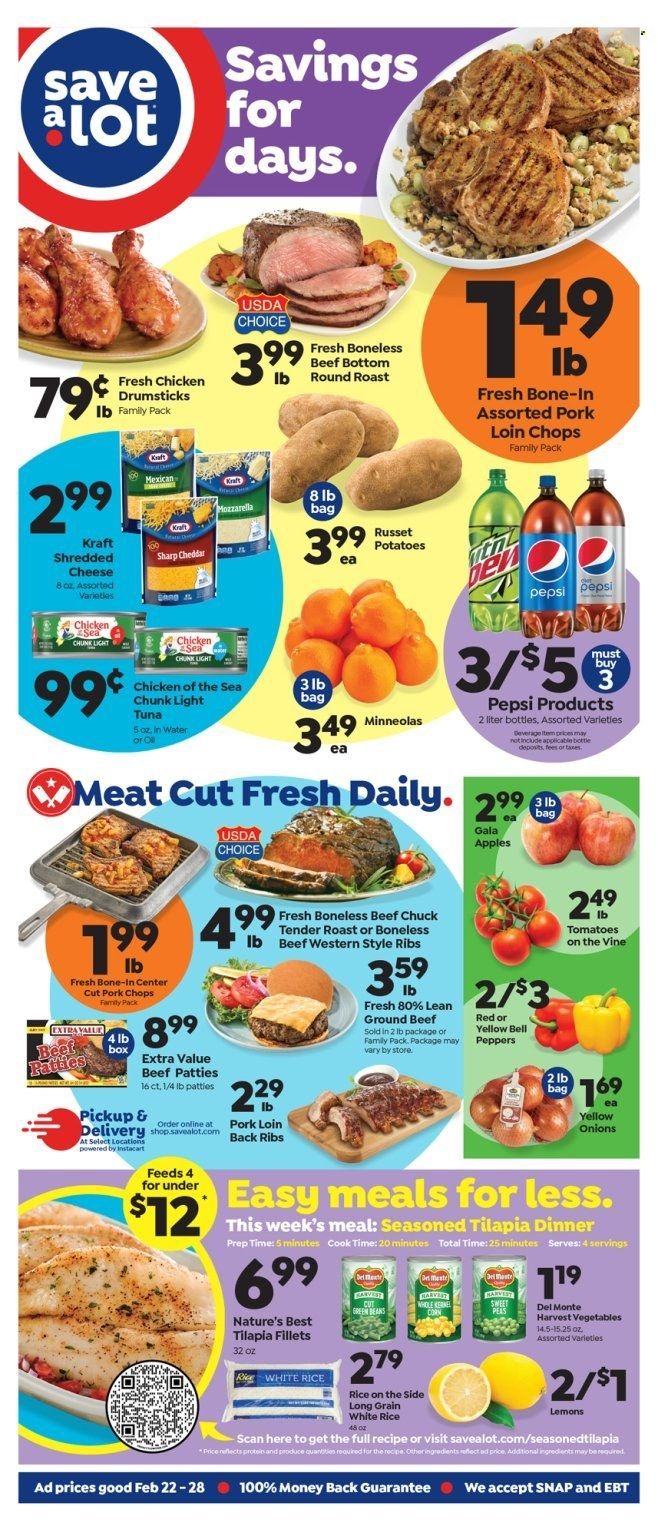 Save a Lot (AL) Weekly Ad Flyer Specials February 22 to February 28, 2023