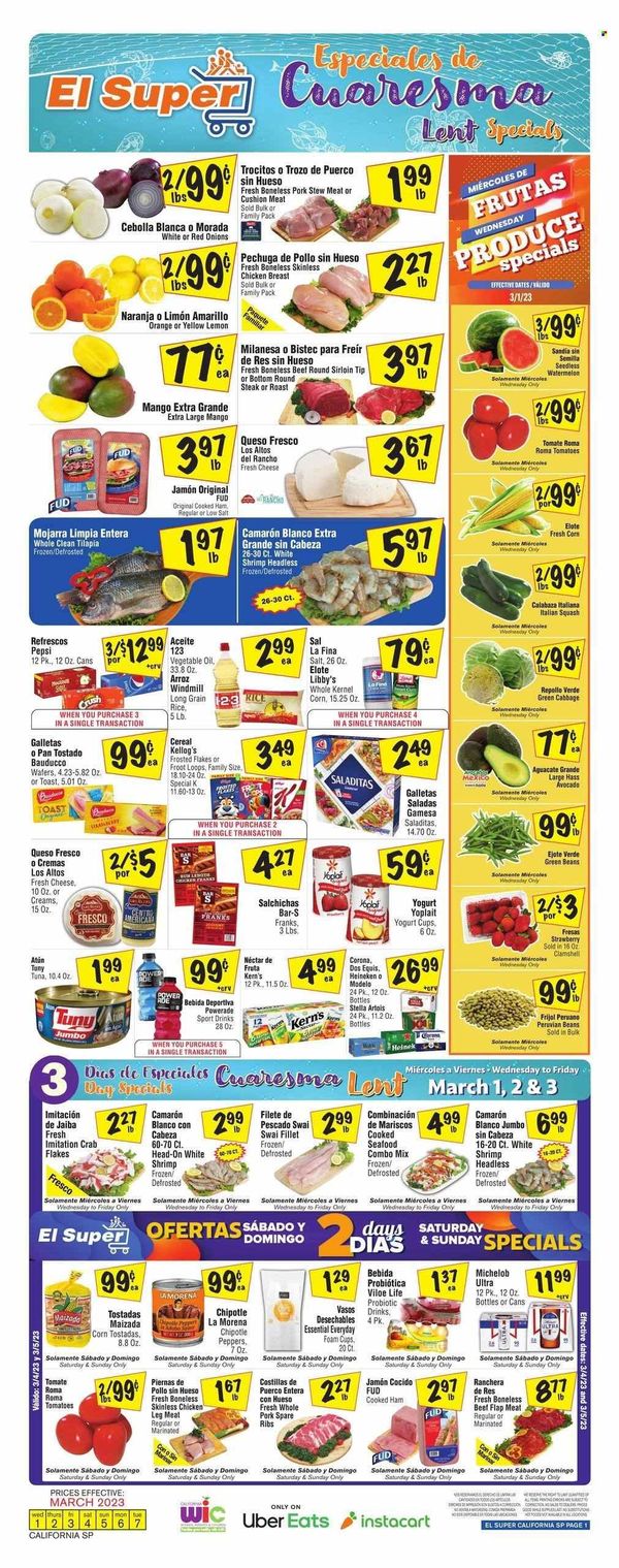 El Super (CA) Weekly Ad Flyer Specials March 1 to March 7, 2023