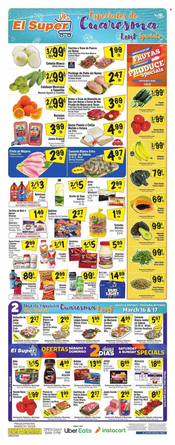 El Super (AZ) Weekly Ad Flyer Specials March 15 to March 21, 2023