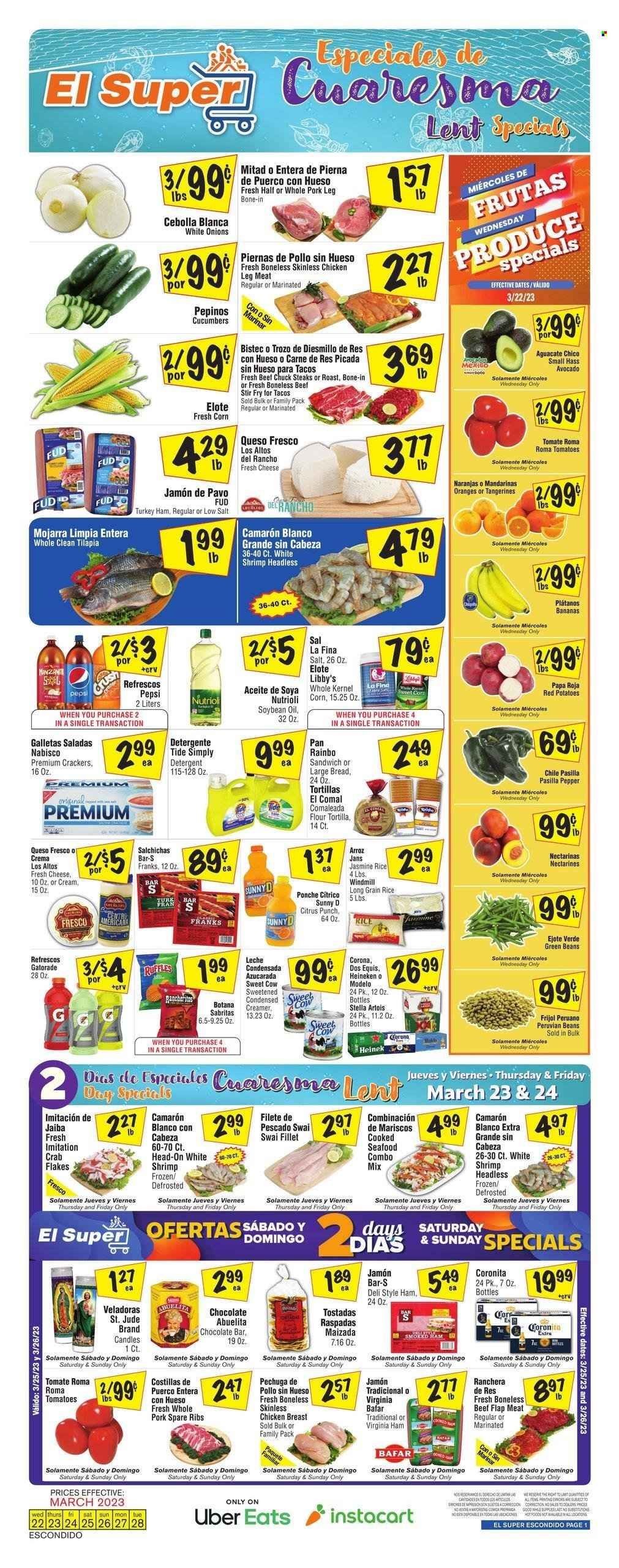 El Super (CA) Weekly Ad Flyer Specials March 22 to March 28, 2023