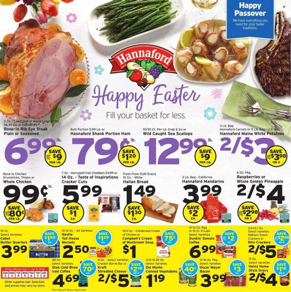 Hannaford (NY) Weekly Ad Flyer Specials April 2 To April 8, 2023