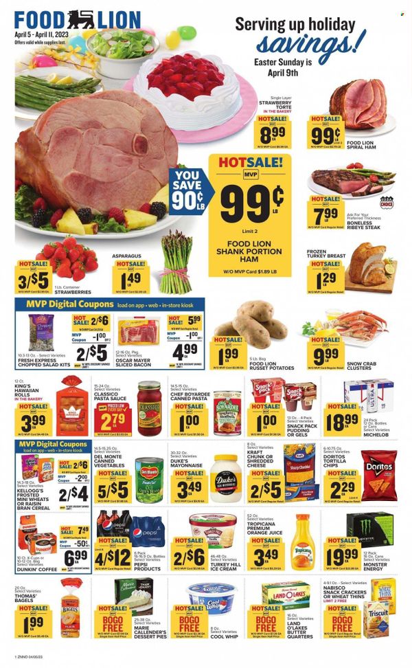 Food Lion (NC) Weekly Ad Flyer Specials April 5 to April 11, 2023