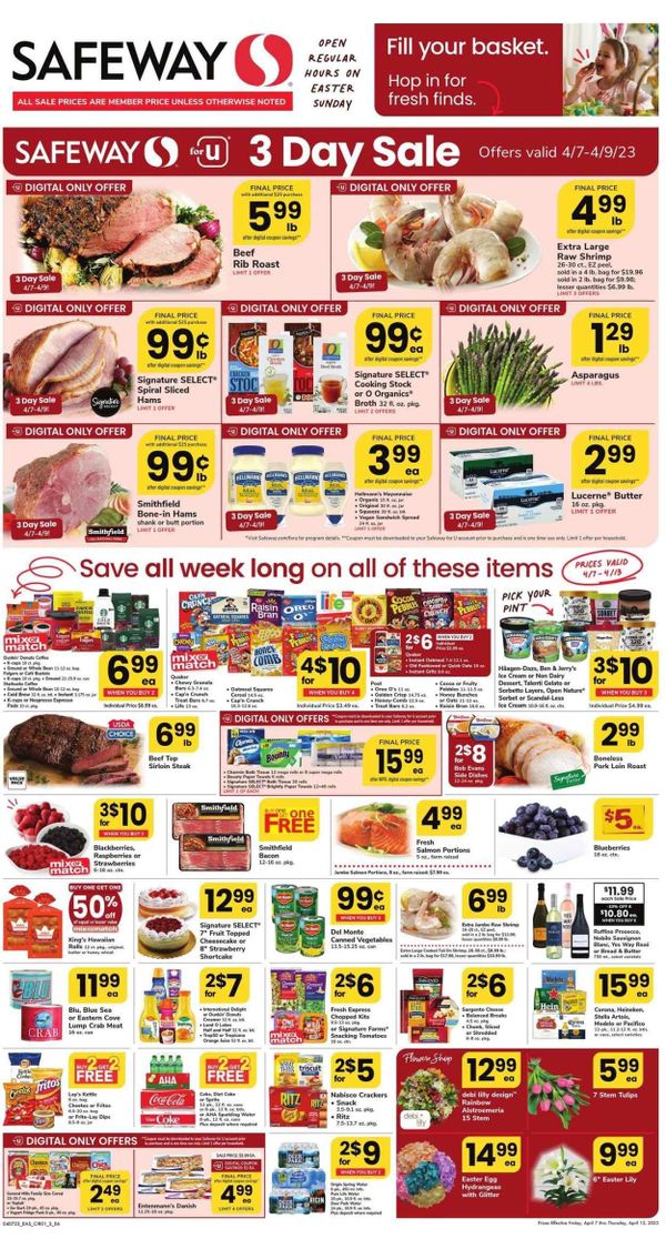 Safeway (DC) Weekly Ad Flyer Specials April 7 to April 13, 2023