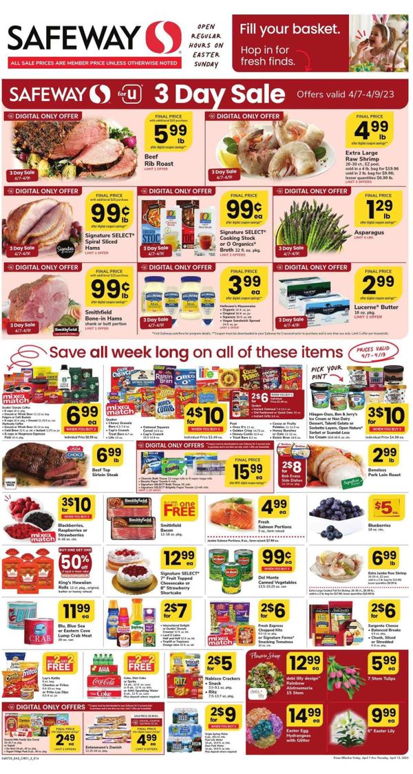 Safeway (MD) Weekly Ad Flyer Specials April 7 to April 13, 2023