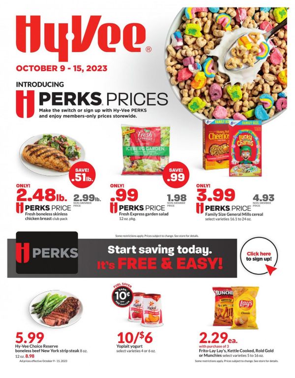 HyVee (IA) Weekly Ad Flyer Specials October 9 to October 15, 2023