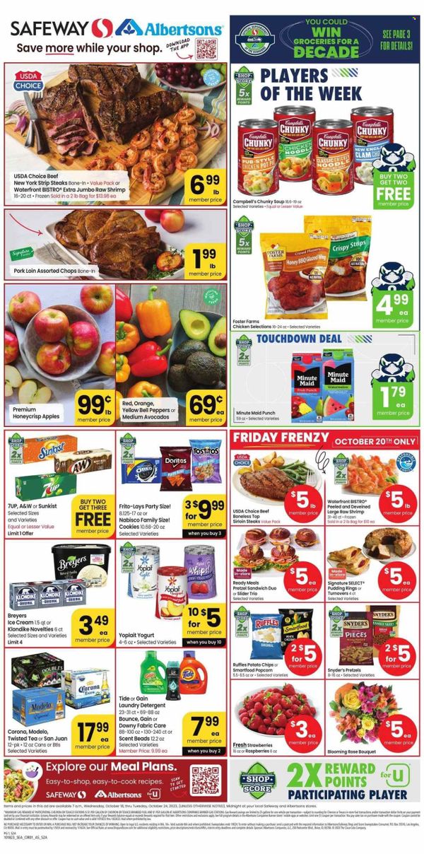 Safeway (WA) Weekly Ad Flyer Specials October 18 to October 24, 2023