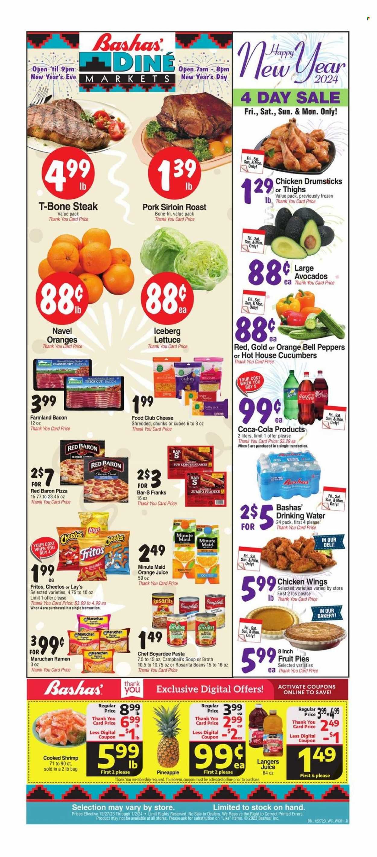 Bashas' Diné Markets (AZ, NM) Weekly Ad Flyer Specials December 27 to