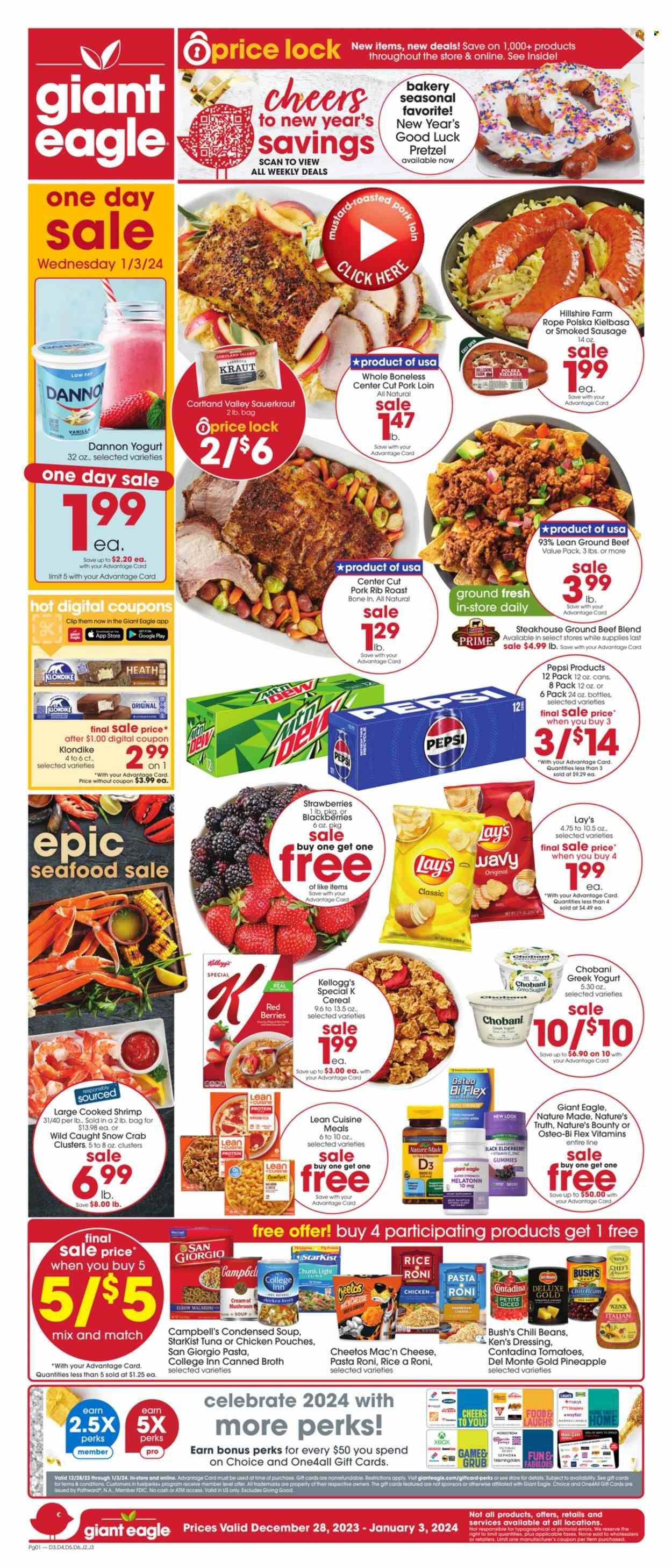 Giant Eagle (PA) Weekly Ad Flyer Specials December 28 to January 3, 2024